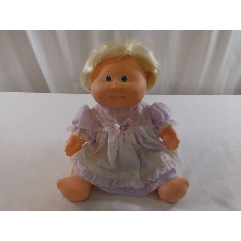 Vintage‎ Cabbage Patch Kids Doll appalachian Hard Body Blond Hair Blue Eyes